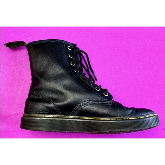 Dr. “Doc” Martens Zavala Boots Black 8 Eye Lace up. Womans 9 Men 8. One Blemish - Picture 3 of 16
